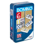 DOMINÓ COLORES DOBLE 6 METAL BOX