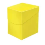 Caja de mazo Deck Box Eclipse 100 Amarillo Ultra Pro