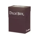 Caja de mazo Deck Box Solid Marrón Ultra Pro