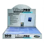 Hojas 9 bolsillos Silver Ultra Pro - Paquete de 100